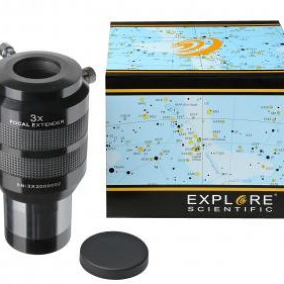 MULTIPLICATEUR DE FOCALE X3 (BARLOW) 50,8mm / 2″ EXPLORE SCIENTIFIC